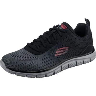Afbeelding van Skechers 232399 Bkcc Homme Basket, Black Mesh Charcoal Trim, 40 EU