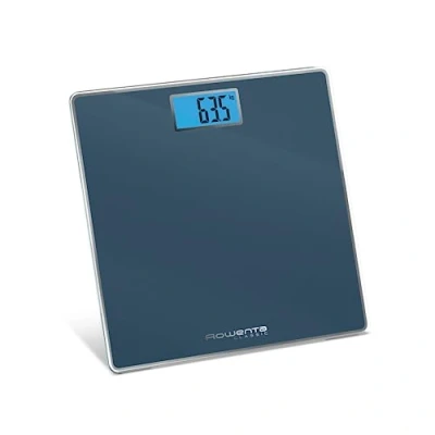 Afbeelding van Rowenta Classic Personenweegschaal groot display met achtergrondverlichting, grote capaciteit tot 160 kg, schaal 100 g, ultradun, automatische ontsteking, 31 x cm, BS1504
