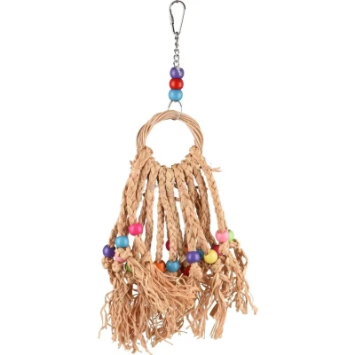 Afbeelding van Flamingo Vogelspeelgoed Ring En Gekleurde Kralen 39 cm Multi Color