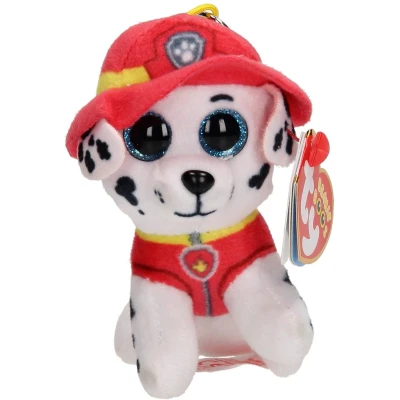 Afbeelding van Ty Beanie Paw Patrol Marshall sleutelhanger