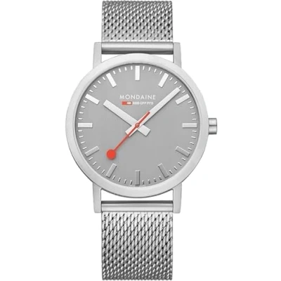 Afbeelding van Mondaine M660.30360.80SBJ Horloge Mesh Grijs 40mm