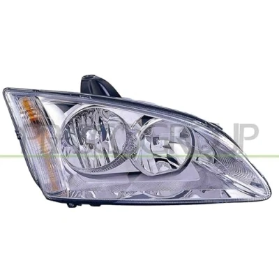 Afbeelding van PRASCO FD4244903 Koplampen rechts H7, H1 chroom Zonder afregelmotor voor LWR FORD: FOCUS 2, 2 Kombi, Cabriolet