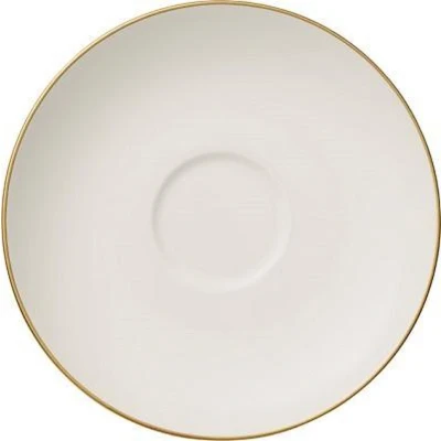 Afbeelding van Villeroy &amp; Boch Umnut Gold Schotel 15 Cm Gebroken Wit