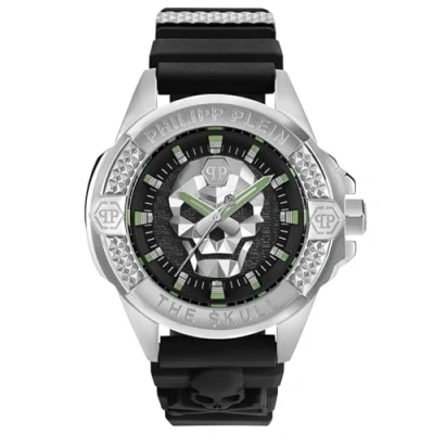 Afbeelding van Philipp Plein The $Kull PWAAA0121 Horloge Siliconen Zwart Ø 44 mm