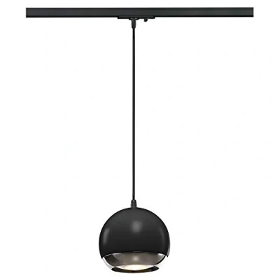 Afbeelding van SLV 1000713 230V railsysteem lamp GU10 Zwart, Chroom