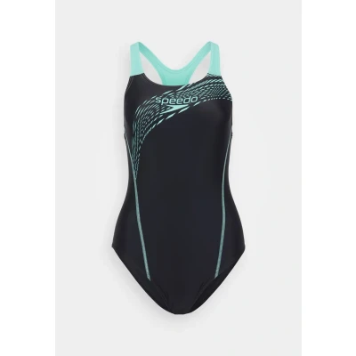 Afbeelding van Speedo Womens Medley LOGO Piece Badpak, Dames, Maat: 34, Arctic glass
