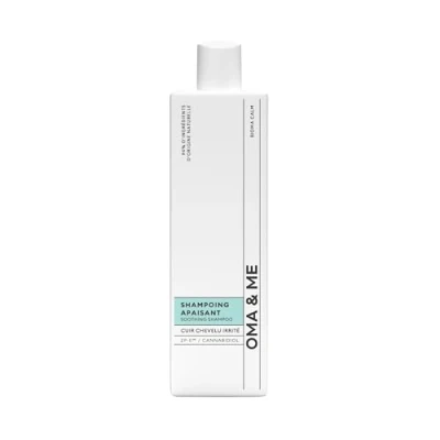 Afbeelding van OMA &amp; ME Kalmerende shampoo voor geïrriteerd haar, kalmeert jeukende hoofdhuid en wast zacht haarverzorging 94% ingrediënten van natuurlijke oorsprong, gemaakt in Frankrijk 250 ml