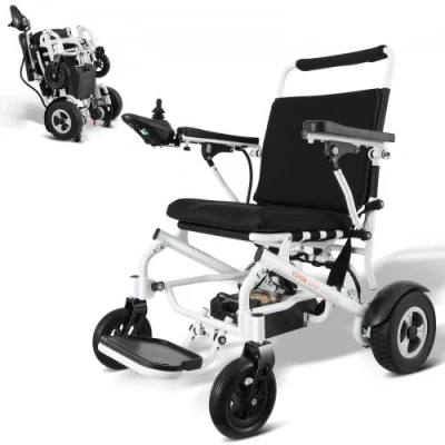 Image de VEVOR Fauteuil roulant électrique pliable motorisé 136 kg siège large 508 mm