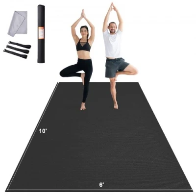 Image de VEVOR tapis de yoga antidérapant d&#039;entraînement 2750 x 1830 mm pilates