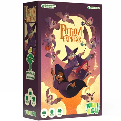 Afbeelding van Blackrock Games Potion Express Jeu de Cartes Malin et Rapide dès 6 Ans idéal en Famille avec des Enfants règles Simples 2 à 4 Joueurs réflexion mémoire Kiwizou