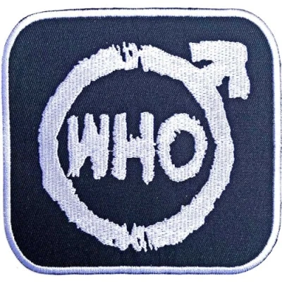 Afbeelding van The Who Spray Logo Patch Zwart