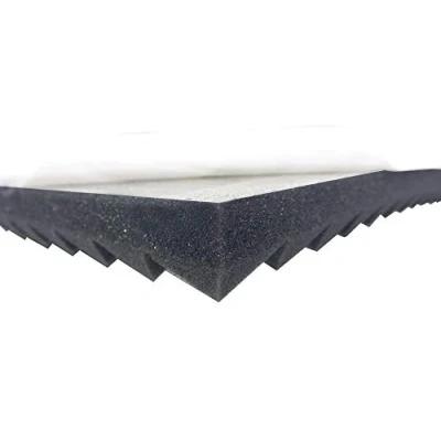 Afbeelding van Zelfklevend akoestisch schuim, type 100 x 50 3 cm, piramidale geluidsisolatiematten voor effectieve geluidsisolatie