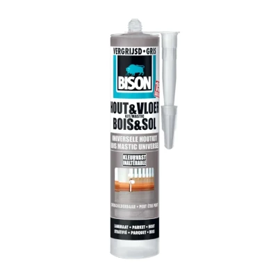 Afbeelding van Hout&amp;Vloer Vergrijsd Koker 300 ml Bison