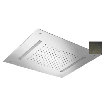 Afbeelding van SB Easy Chromotherapy Regendouche inbouw PVD gun metal 1208955426