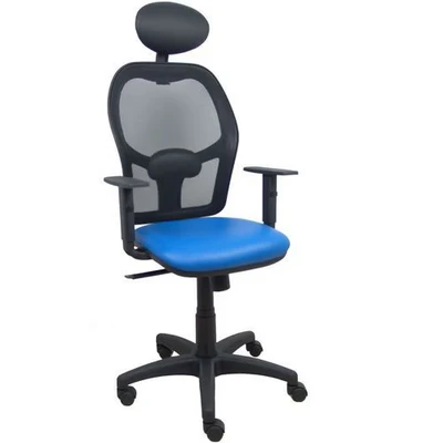 Afbeelding van Bureaustoel met hoofdsteun P&amp;C B10CRNC Blauw
