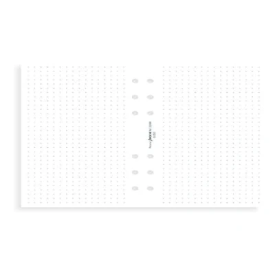 Afbeelding van Filofa notitiebladen, gestippeld, personeel, wit