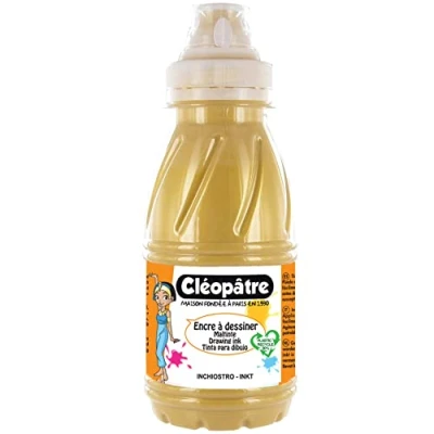 Afbeelding van CLEOPATRE Tekeninkt, goudkleurig, 250 ml