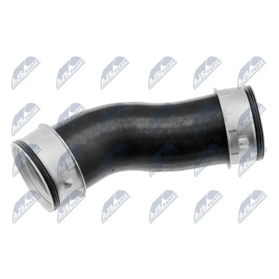 Afbeelding van NTY GPP VW 011 Laadluchtslang Rubber met voering van stof VOLKSWAGEN: Golf 4, 4 Variant, Bora Saloon, SEAT: Leon I Hatchback