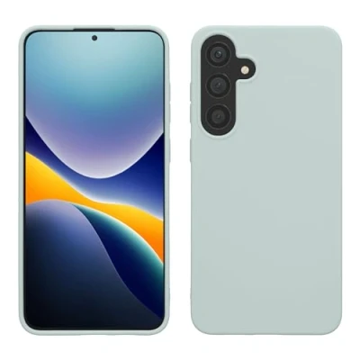 Afbeelding van kwmobile telefoonhoesje geschikt voor Samsung Galaxy S24 Plus Hoesje smartphone Back cover in cool mint