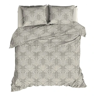 Afbeelding van Satin d&#039;Or Palmyra Dekbedovertrek Tweepersoons 200x200/220 cm Khaki