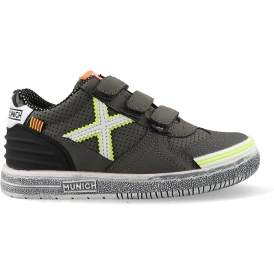 Afbeelding van Munich FROS Sneakers laag voor kinderen, Maat: 30, Dark grey Leer