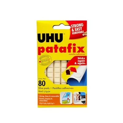 Afbeelding van Uhu 39125 Plakband, wit, 80 stuks