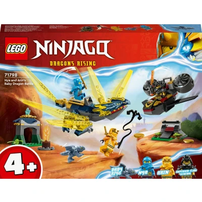 Afbeelding van LEGO NINJAGO Nya en Arins babydrakenduel Draken Speelgoed 71798