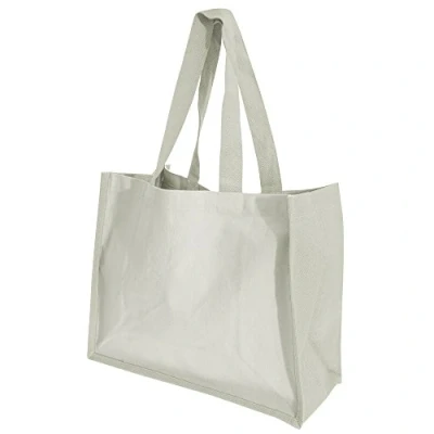Afbeelding van Westford Mill Printers Jute boodschappentas, Natuurlijk.