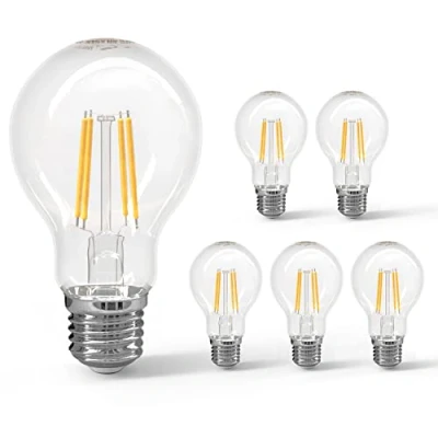 Afbeelding van Aigostar LED lamp Edison vintage filament E27 8 W (komt overeen met 69 W), decoratieve retro lamp, warm wit 2700 K, 950 lumen, hoek van 330 graden, CRI ≥ 80, 5 stuks