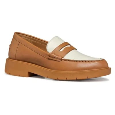 Afbeelding van Geox Spherica Ec1, Moccassins, Dames, Maat: 38, lichtbruin
