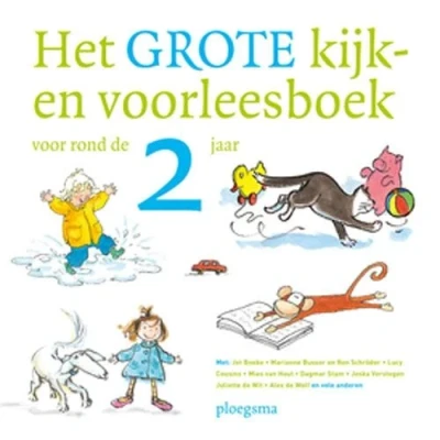 Afbeelding van Uitgeverij ploegsma het grote kijk en voorleesboek voor rond de 2 jaar