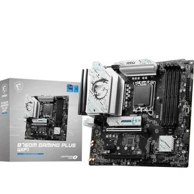 Afbeelding van MSI B760M Gaming Plus Wifi Moederbord Socket Intel 1700 Vormfactor Micro ATX chipset Intel® B760