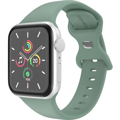 Afbeelding van imoshion Siliconen⁺ bandje voor de Apple Watch Series 1 t/m 9 / SE (38/40/41 mm) 10 (42 Pine Maat S/M