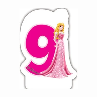 Afbeelding van Disney Prinsessen Kaars 9 Jaar