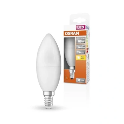 Afbeelding van OSRAM LED lamp Lampvoet: E14 Warm wit 27 K 7,5 W mat STAR