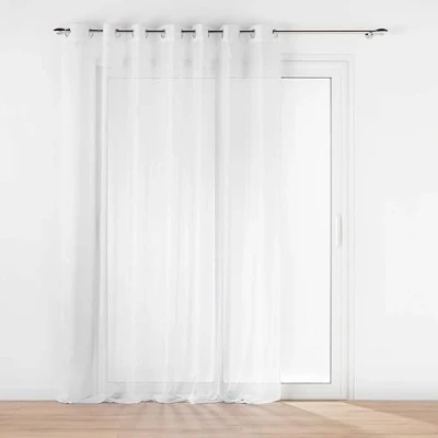Afbeelding van Kant en klare gordijn van glad voile LISSEA, wit