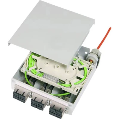 Afbeelding van Telegärtner H82050F0001 Verbindingscassette voor glasvezelkabels Grijs wit (RAL 7035) 1 stuk(s)