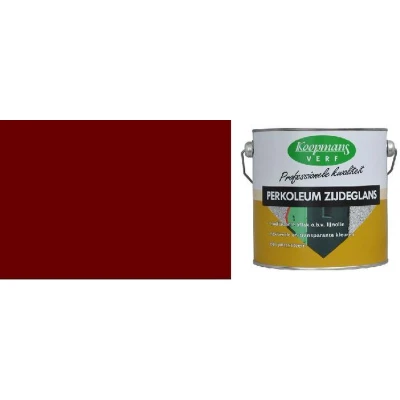 Afbeelding van Koopmans Perkoleum Zijdeglans Dekkend Ready Mixed 2,5 ltr 13 wijnrood Buitengevel &amp; Tuin