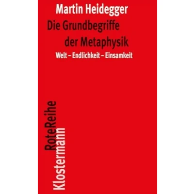 Afbeelding van Die Grundbegriffe der Metaphysik