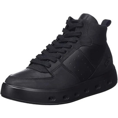 Afbeelding van ECCO Dames HOGE Sneakers hoog, Dames, Maat: 41, Zwart Leer