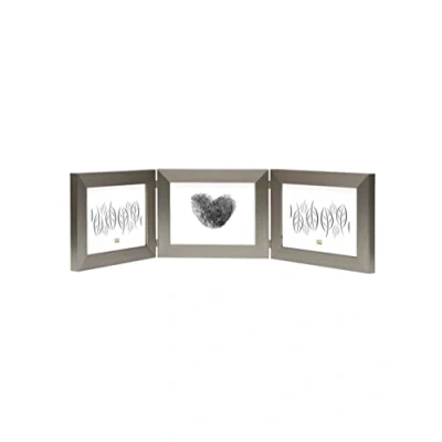 Afbeelding van Deknudt Frames fotolijst S41VD1 H3H zilver drieluik 3x 13x18 cm