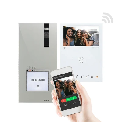 Afbeelding van Comelit enkelvoudige kit met quadra en mini HF WIFI, simplebus