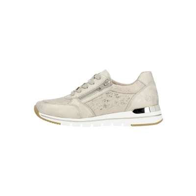 Afbeelding van Remonte D1G12 lage sneakers voor dames, losse zool, Beige 60, 41 EU, EU