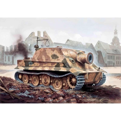 Afbeelding van Zvezda Sturmtiger Heavy Assault Gun (Zve6205) modelbouwsets, hobbybouwspeelgoed voor kinderen, modelverf en accessoires