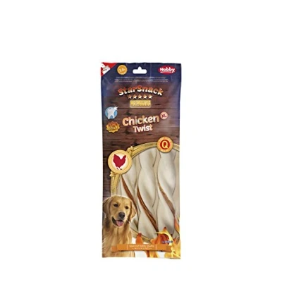 Afbeelding van NOBBY STARSNACK BARBECUE CHICKEN TWIST 3 ST KIP 9 X 240 GRAM