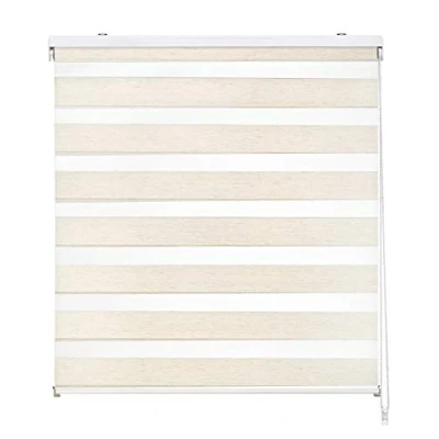 Afbeelding van Easydeco Dag en Nachtrolgordijn Kleur: Linnen 135 x 250 cm