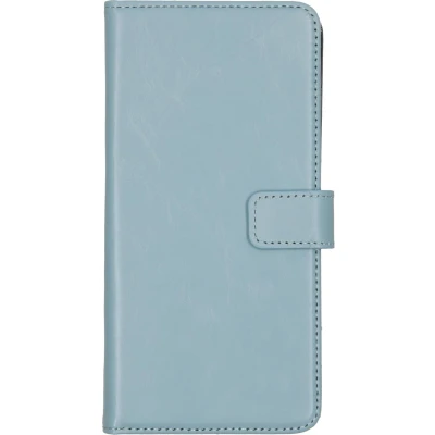 Afbeelding van Selencia Hoesje Geschikt voor Samsung Galaxy A51 Met Pasjeshouder Echt Lederen Bookcase Lichtblauw