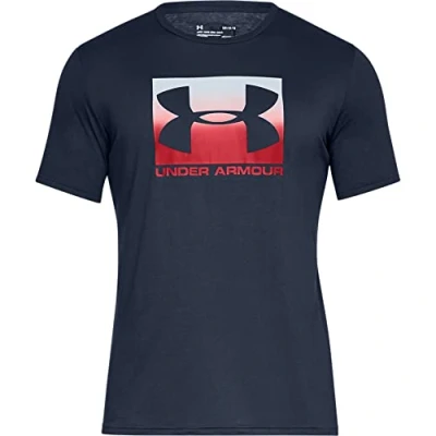 Afbeelding van Under Armour Boxed Sportstyle Tshirt print, Heren, Maat: Medium, Academy/red