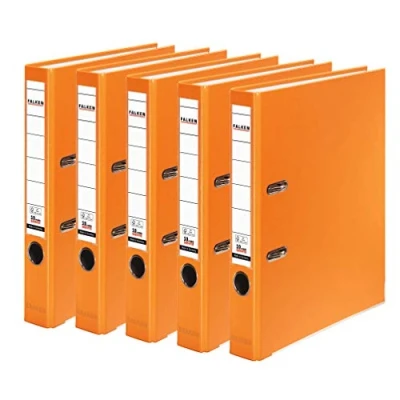 Afbeelding van Falken Map, 3 of 5 stuks, polypropyleen, smal, oranje