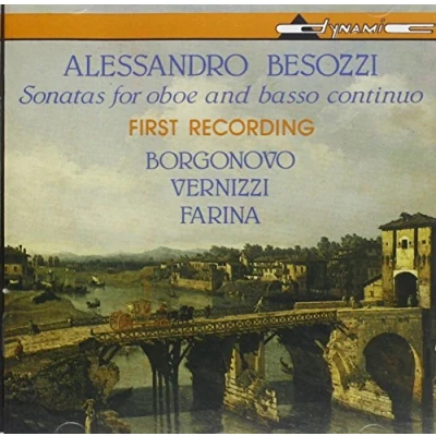 Afbeelding van Pietro Borgonova, Rino Vernizzi, Edoardo Farina Besozzi: 6 Sonates For Oboe &amp; Basse Continuo (CD)